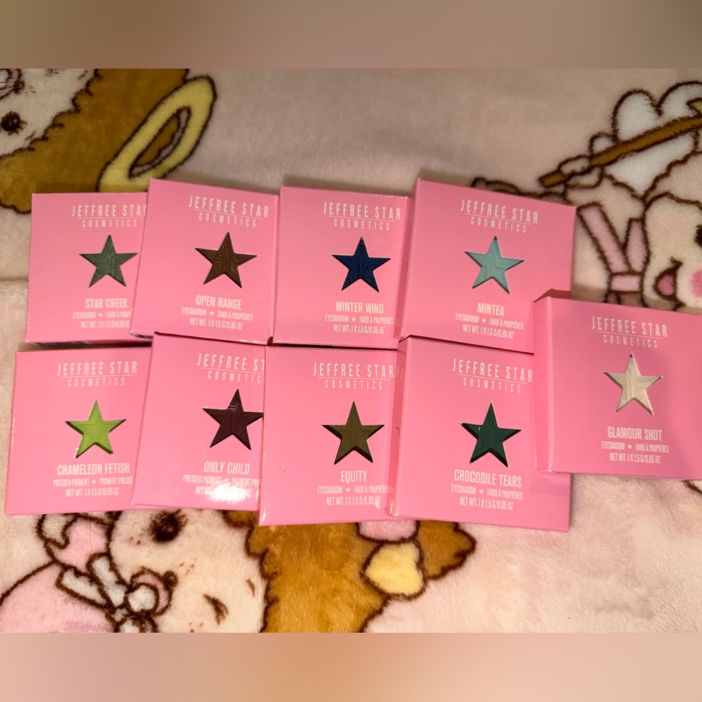 Jeffree Star Eyeshadow Collection - Vibrant Shades